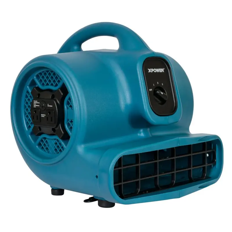 Xpower X-400A 1/4 Hp Industrial Air Mover W/ Built-In Power Outlets 1
