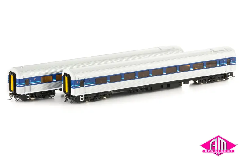 Xpt Sra Countrylink Xpt, Blue/Grey/White - 2 Car Add-On-Set (Xpt-12) Ho Scale 1