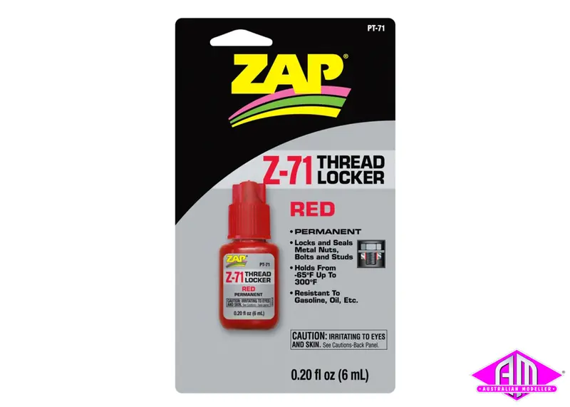 Z-71 Thread Locker Red (Permanent) 1