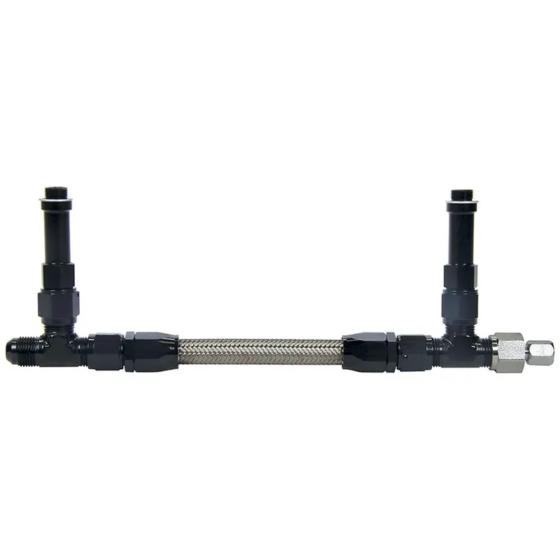 Allstar Performance 26167 9-5/8" Fuel Line Kit With Black Demon Fittings 1