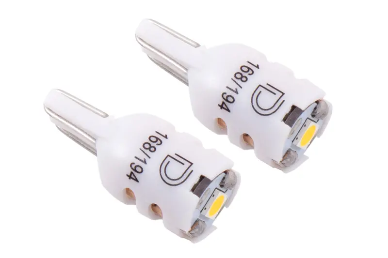 Diode Dynamics Hp5 Warm White 194 Led Bulb Pair – Short-Base (Dd0334P) 1