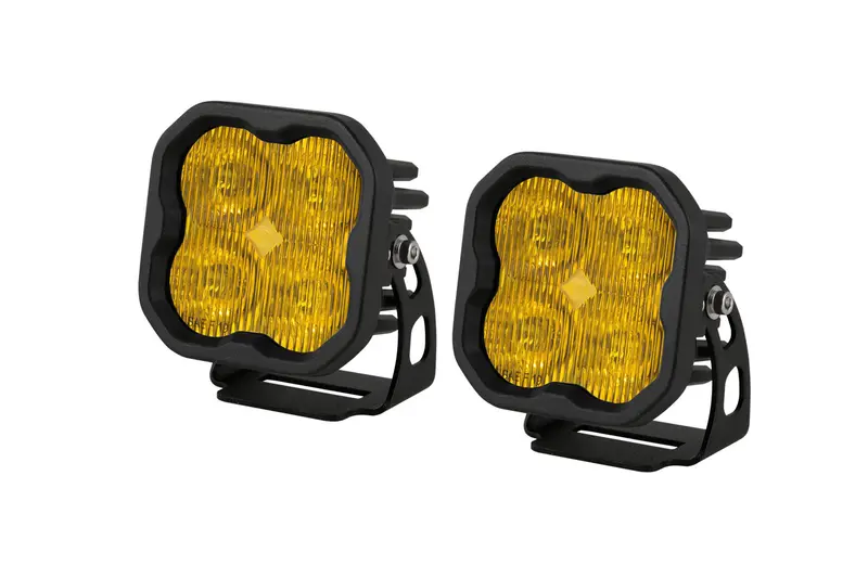 Diode Dynamics Ss3 Sport Abl Yellow Fog Light Pair – Sae-Compliant 1