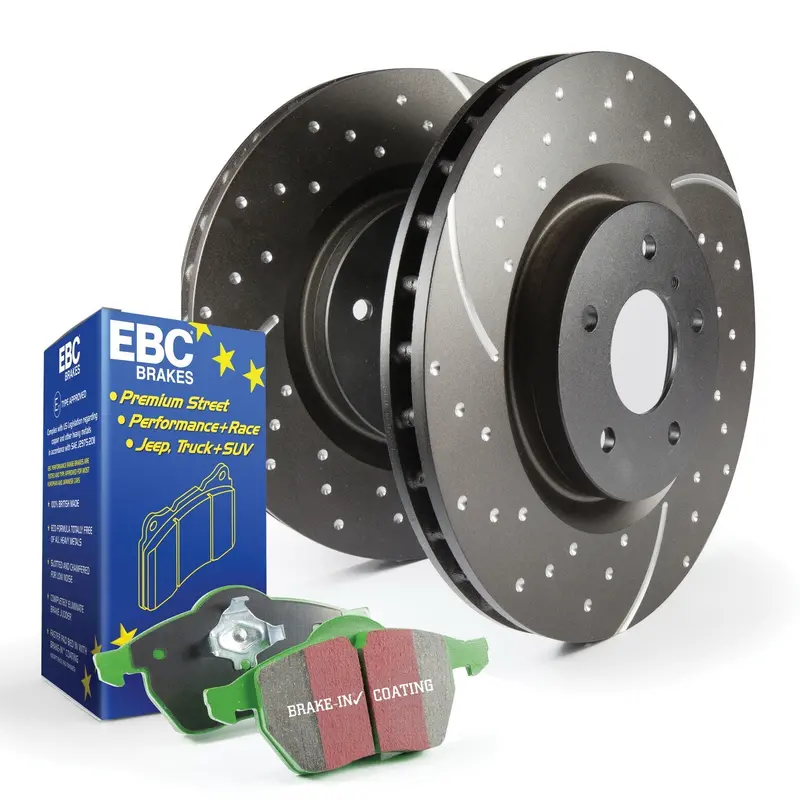 Ebc S10Kr1350 Street Brake Kit – Greenstuff Pads & Gd Drilled Rotors 1