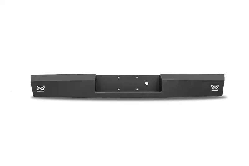 Fab Fours Dr94-Rt1650-1 Heavy-Duty Red Steel Rear Bumper For Trucks 1