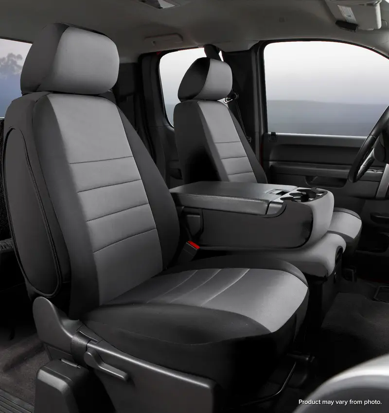 Fia Neo™ Gray Neoprene Custom-Fit Truck Seat Covers 1