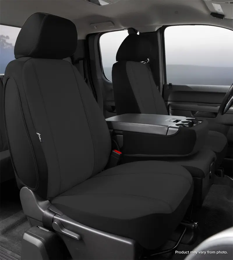Fia Seat Protector™ Black Custom Seat Cover For Vehicle Interiors 1
