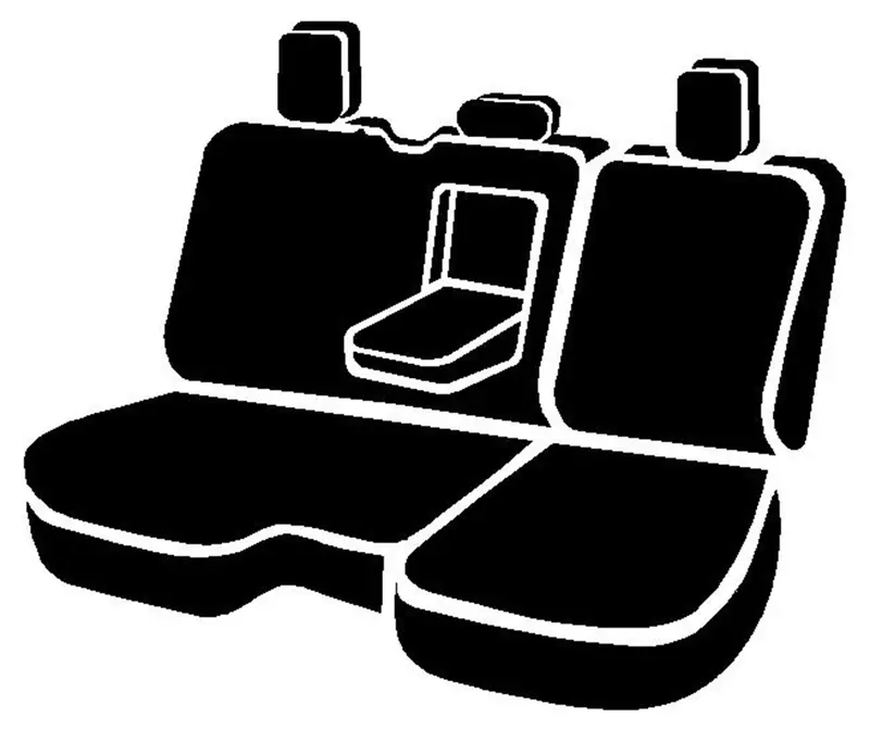 Fia Sl62-54 Leatherlite Custom Seat Covers – Gray/Black Split 40/60 Design 1