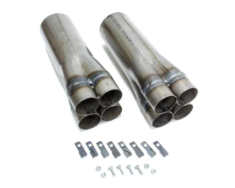Hedman 14146 Slip-On Exhaust Collectors – 2.25" X 4.5" Pair For Header Systems 1