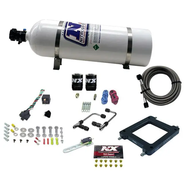 Nitrous Express Dominator Gemini Stage 6 Nitrous System – 50–300 Hp Adjustable, Includes 15-Lb Bottle 1
