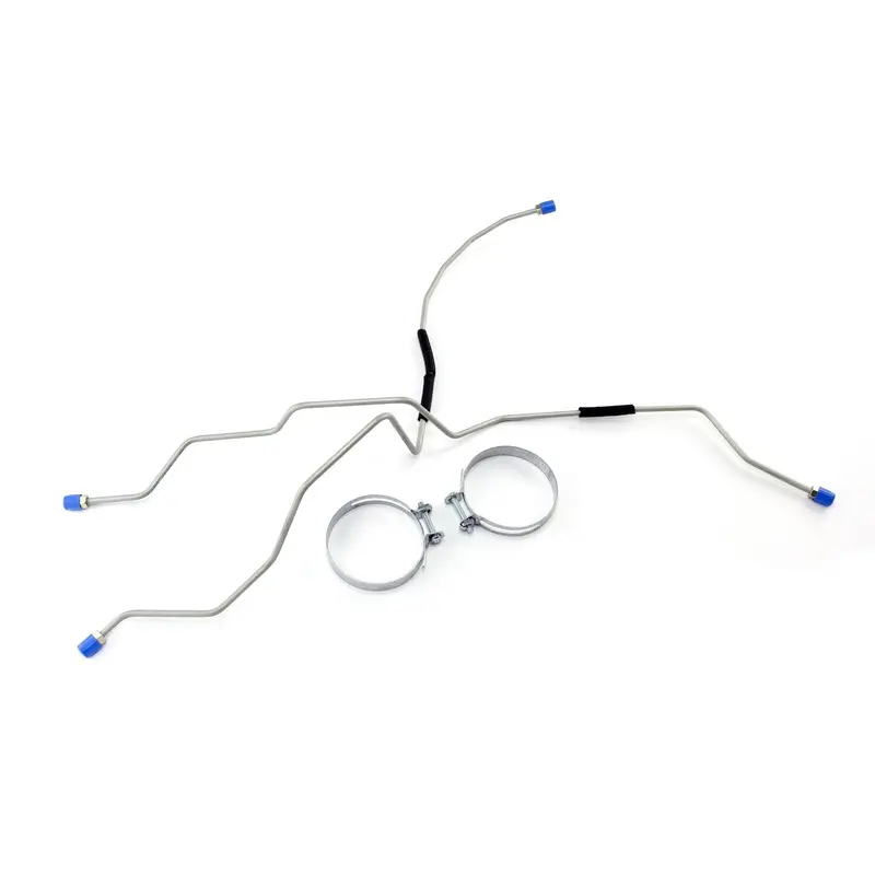 Omix-Ada 16737.07 Rear Steel Brake Line Kit For Dana 41 Axle 1