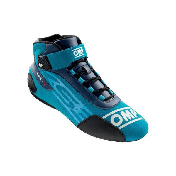 Omp Ks-3 Racing Shoes – Blue & Cyan, Sa2020 Certified, Size 37 1