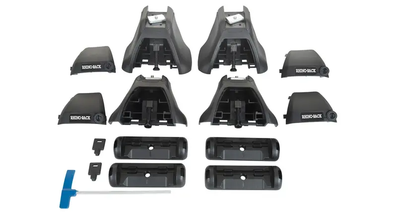Rhino-Rack Ja0180 Heavy-Duty Adjustable Roof Rack System – Multi-Fit 2500 Series 1