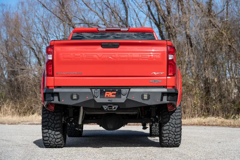 Rough Country 10758 Heavy-Duty Rear Led Bumper For 2019–2021 Chevrolet Silverado 1500 1
