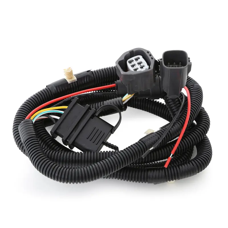 Smittybilt 2912 Trailer Wiring Harness – Universal 4-Flat To 7-Way Adapter 1