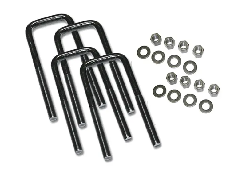 Superlift 10984 Heavy-Duty U-Bolt Pack – 5/8" X 2.5" X 9" Square With Hardware 1
