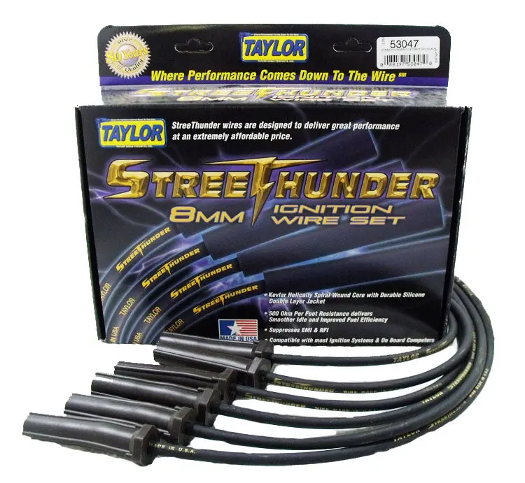 Taylor Cable 53047 Street Thunder 8Mm Ignition Wire Set – Universal Fit 1