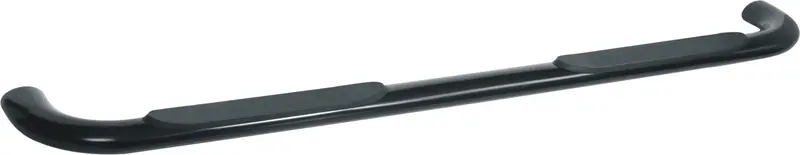 Trailfx 1150522053 3-Inch Round Powder-Coated Black Rocker Panel Mount With Plastic End Caps 1